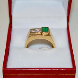 Anillo en oro 18k para hombre